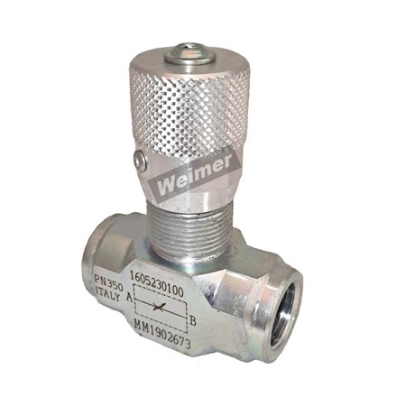 Throttle valve R1/4"30L/min 350 bar